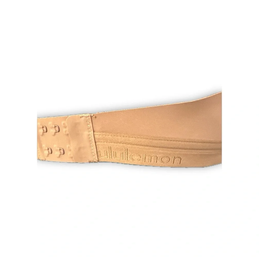 Lululemon Athletica Up For It Beige Sports Bra
